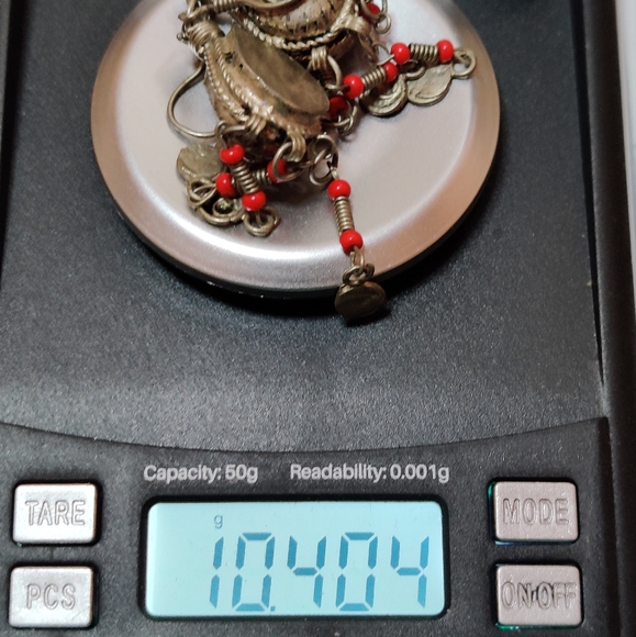 Vintage Moroccan Berber Dangling Earrings - Picture 9 of 16